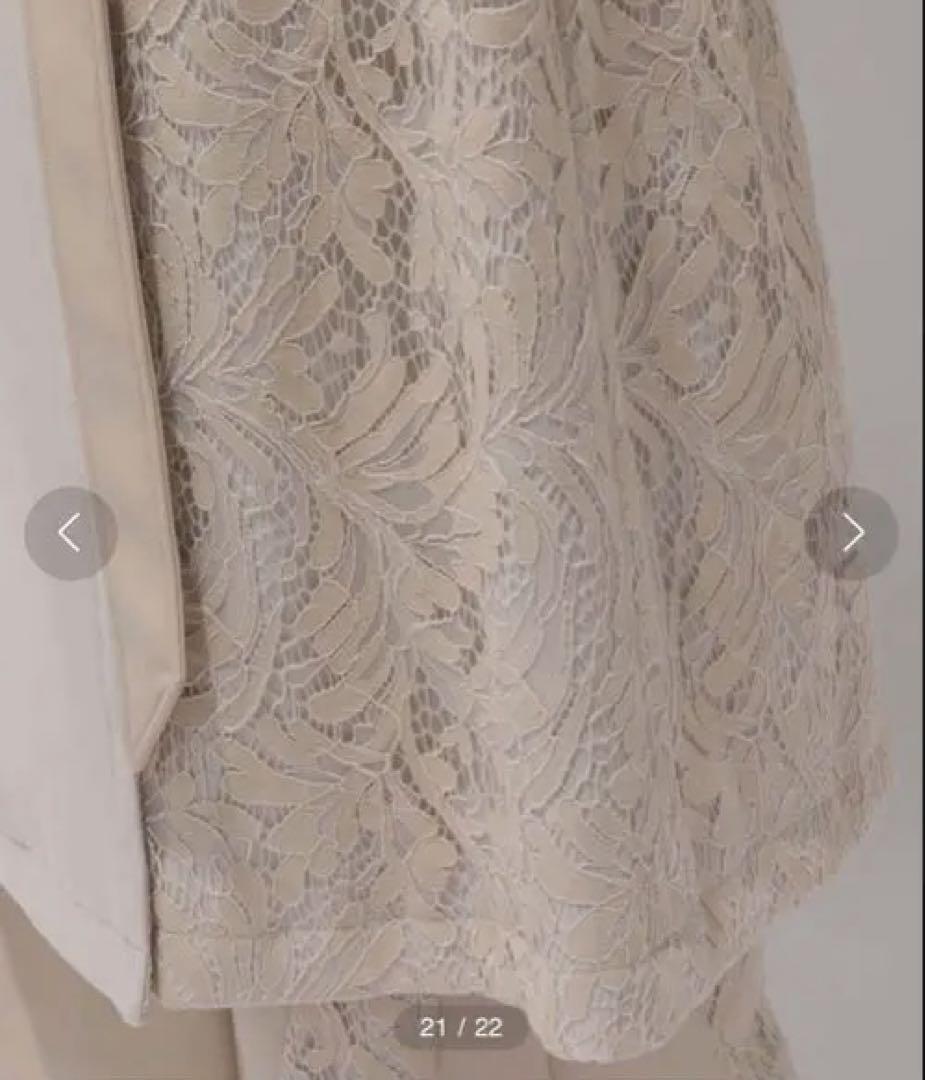 美品】HARE フェイクレザーレースキリカエコート 24SS 完売商品