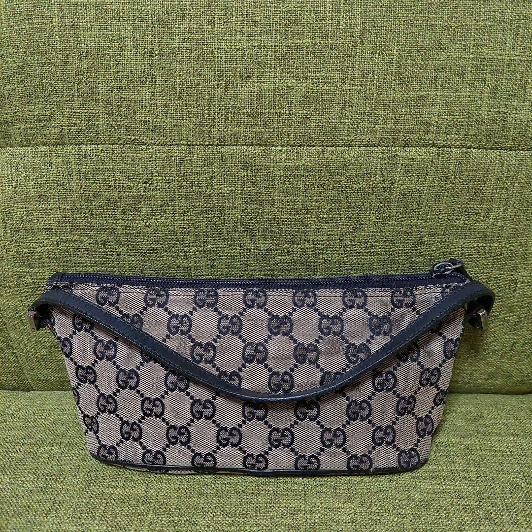 GUCCI GGパターン ポーチ 約25cm x 15cm Gucci GGパターン ポーチ ベージュ/ブラウン