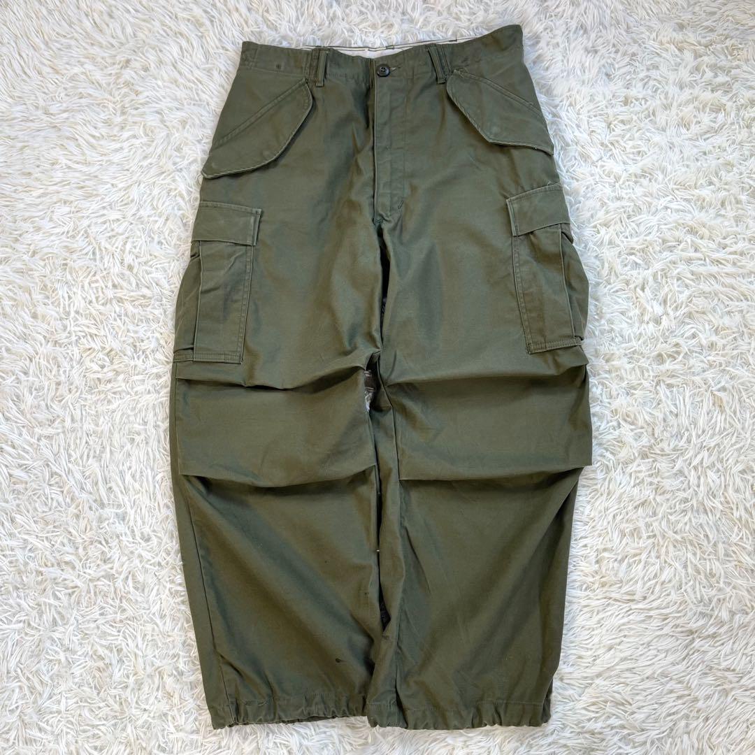 【60s】US ARMY/アメリカ軍 M65 フィールド カーゴ パンツ　アルミ