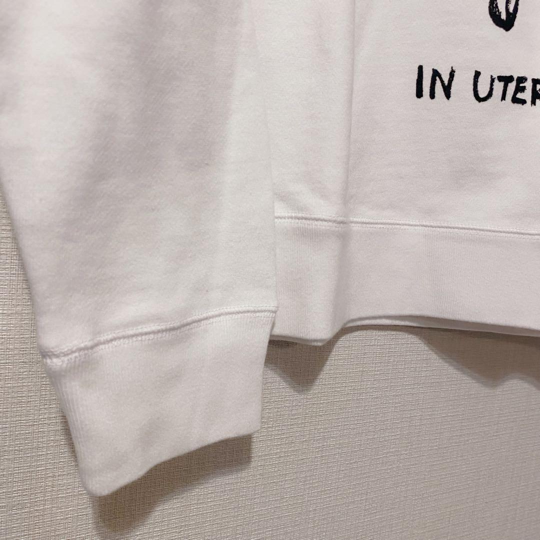 NIRVANA IN UTERO トレーナー ホワイト ニルヴァーナ ニルバーナ