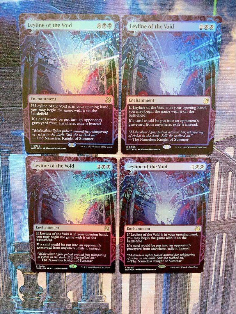 今年も話題の おとぎ話foil】虚空の力線 4枚セット 英語 マジック：ザ・ギャザリング