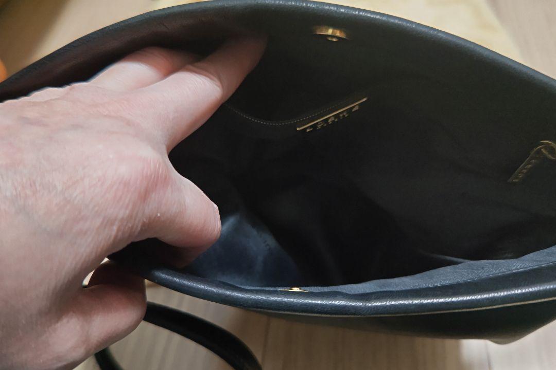 【１着でも送料無料】 ロエベ 黒 本革 ショルダーバッグ LOEWE バッグ