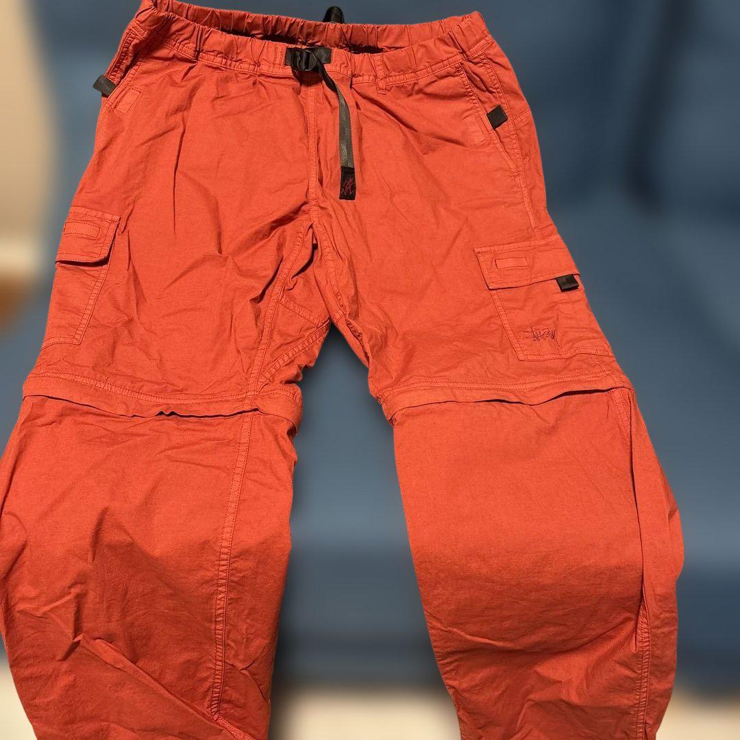 Stussy オレンジパンツ Stussy オレンジ カーゴパンツ L - メルカリ