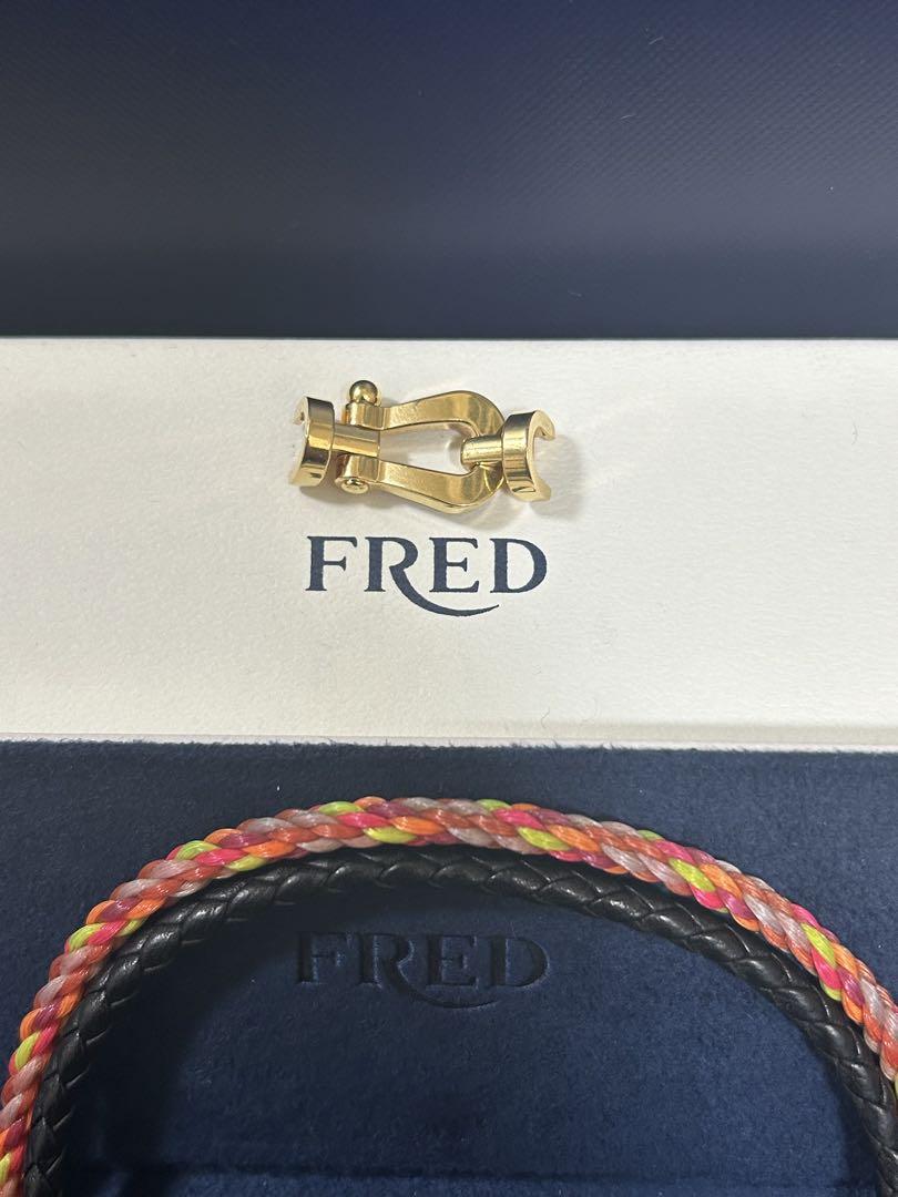 【美品】 FRED フォース10 LM フレッド YG イエローゴールド ブレス
