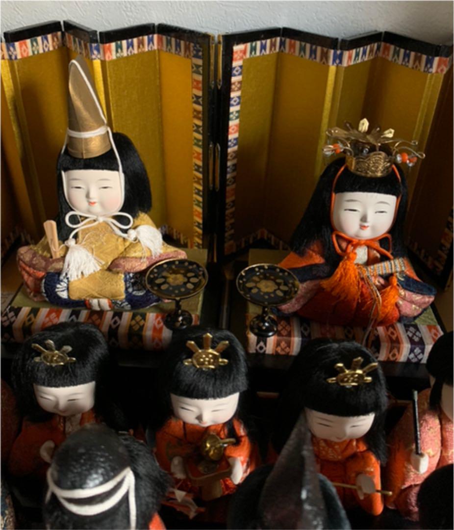 ❣️リボンルルです❣️木目込雛人形十五人揃え