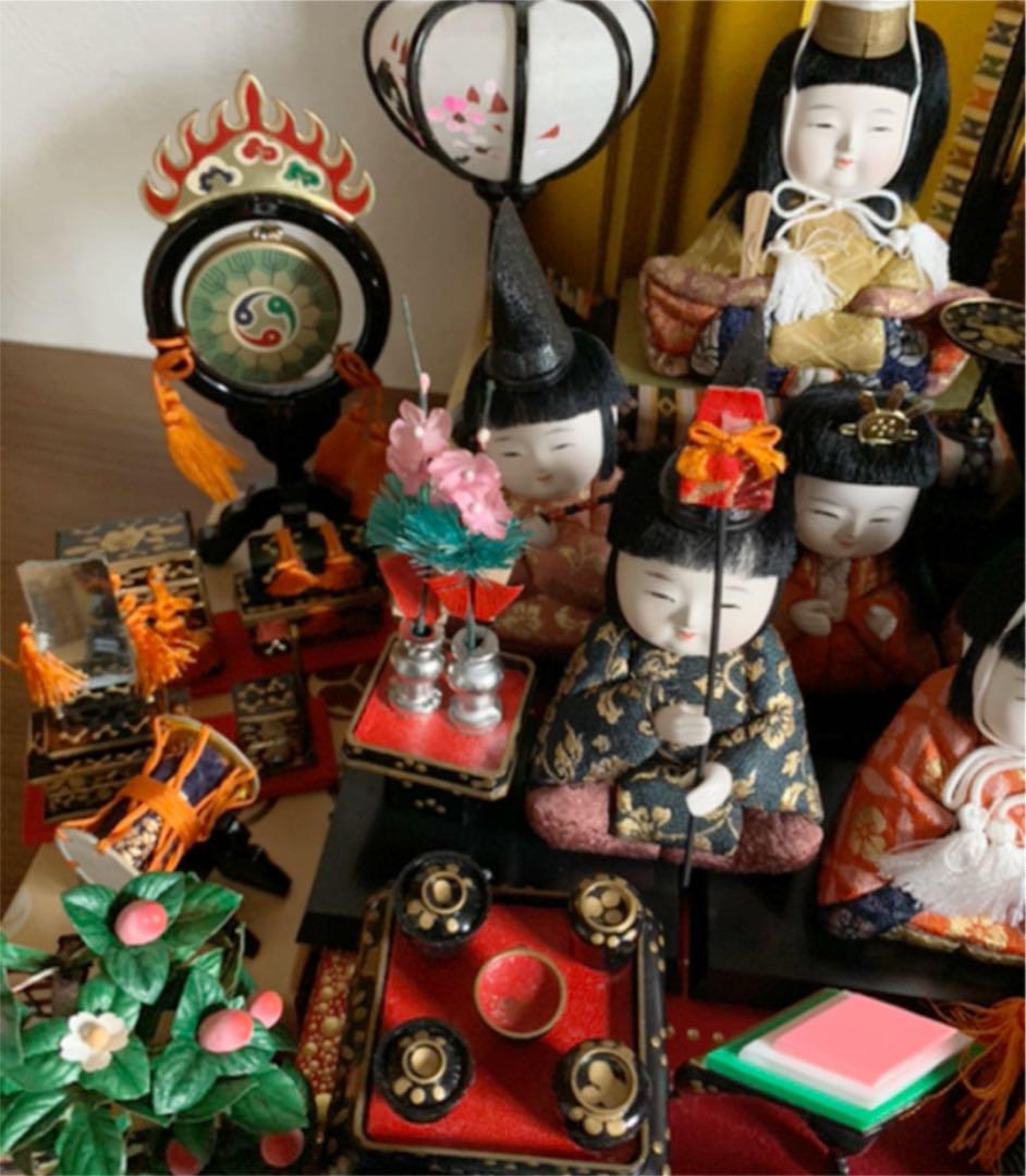 ❣️リボンルルです❣️木目込雛人形十五人揃え