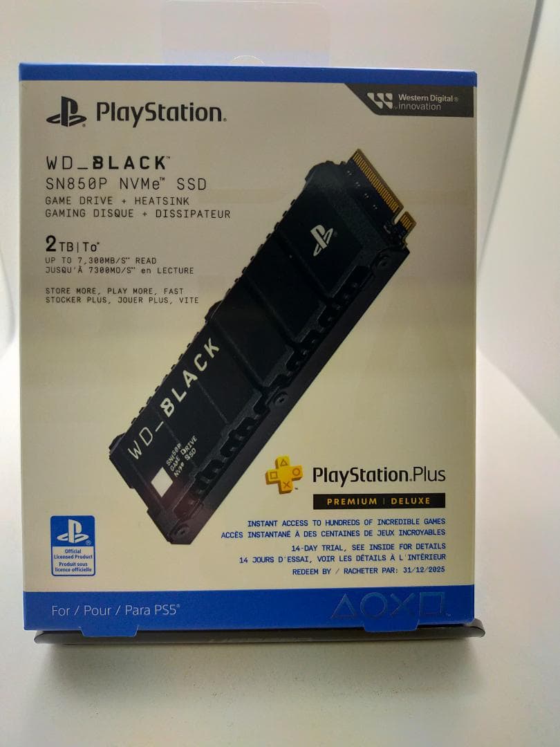 ウエスタンデジタル SSD 2TB SN850P WD_Black ウエスタンデジタル SSD 2TB SN850P WD_Black