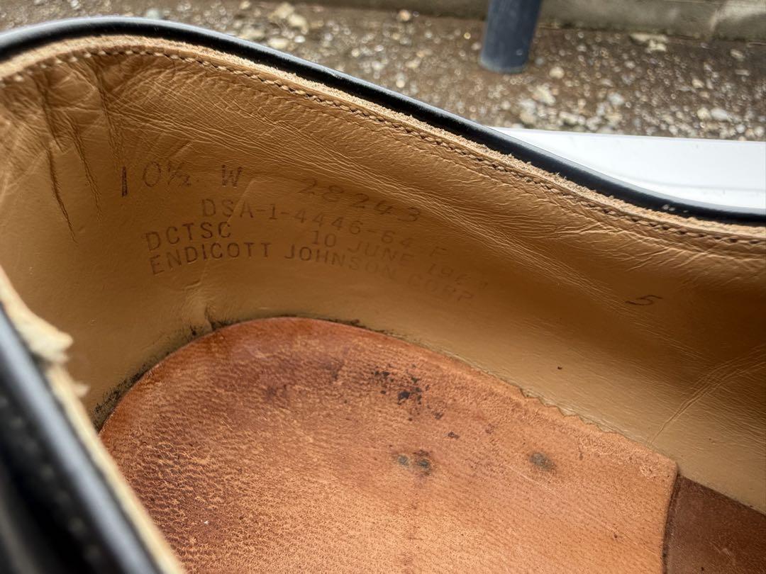 60´s サービスシューズ 10.5 W ENDICOTT JOHNSON製