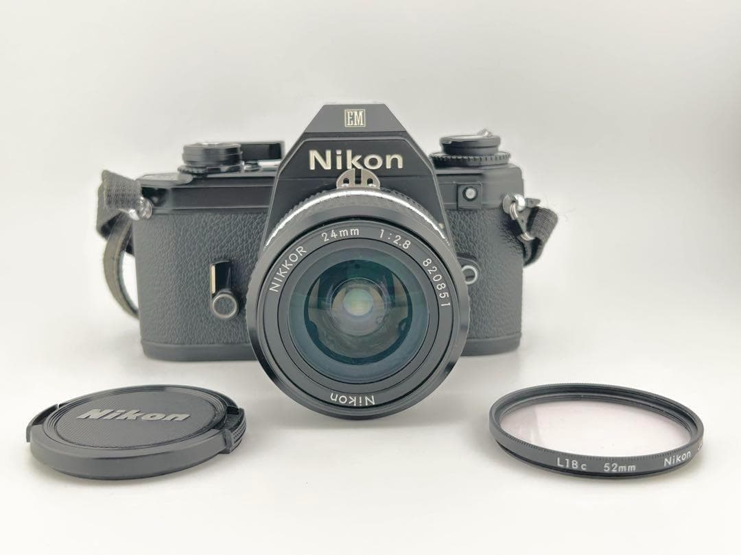 【完動品】 Nikon EM + NIKKOR 24mm 1:2.8 動作確認済 【完動品】 Nikon EM + NIKKOR 24mm 1:2.8 動作確認済