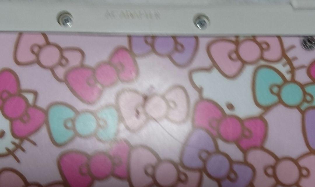 【ジャンク】 New 3DS 本体 きせかえプレート ハローキティ 画像11