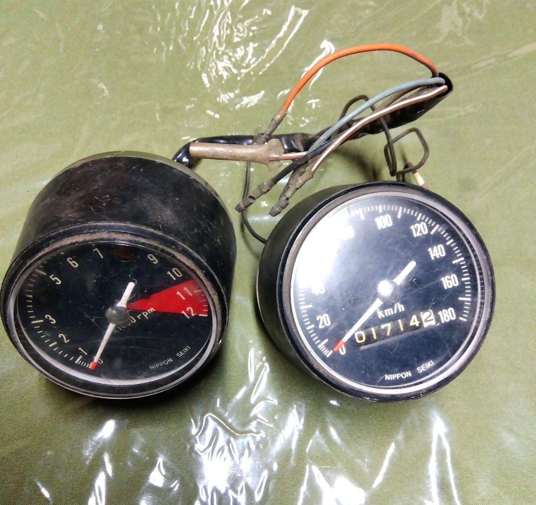NIPPON SEIKIスピードメーター　タコメーターアンティーク