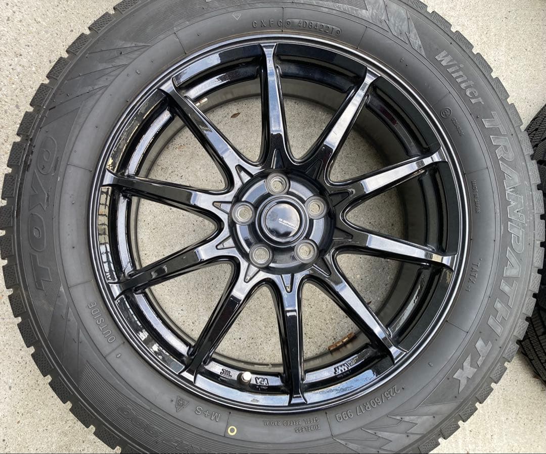 17インチ 7J ET55 PCD100 225/60R17 21年 スバルXV