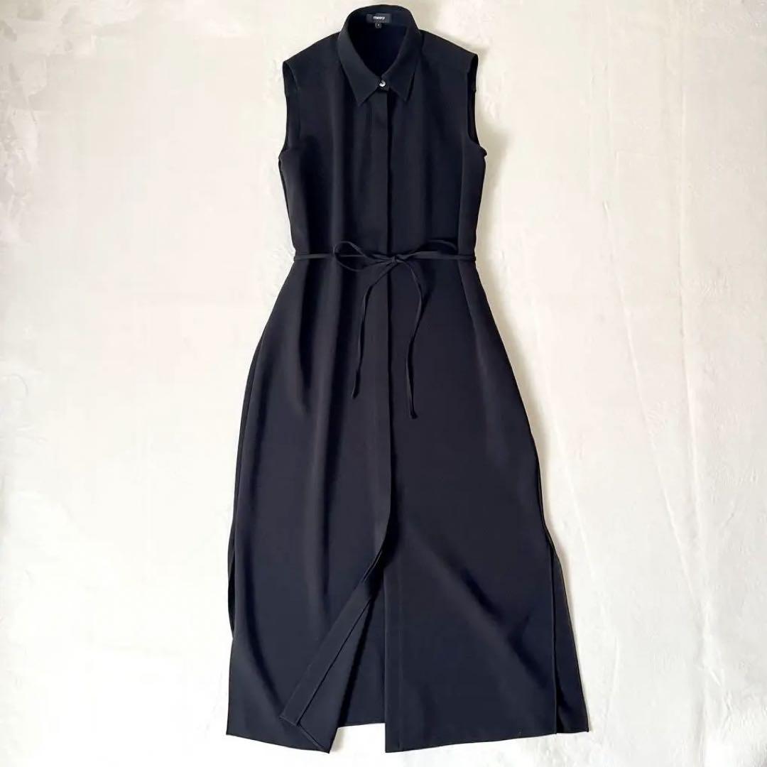 専用 未使用級セオリー 20SS ノースリーブ　ロングワンピース　ロングジレ　黒