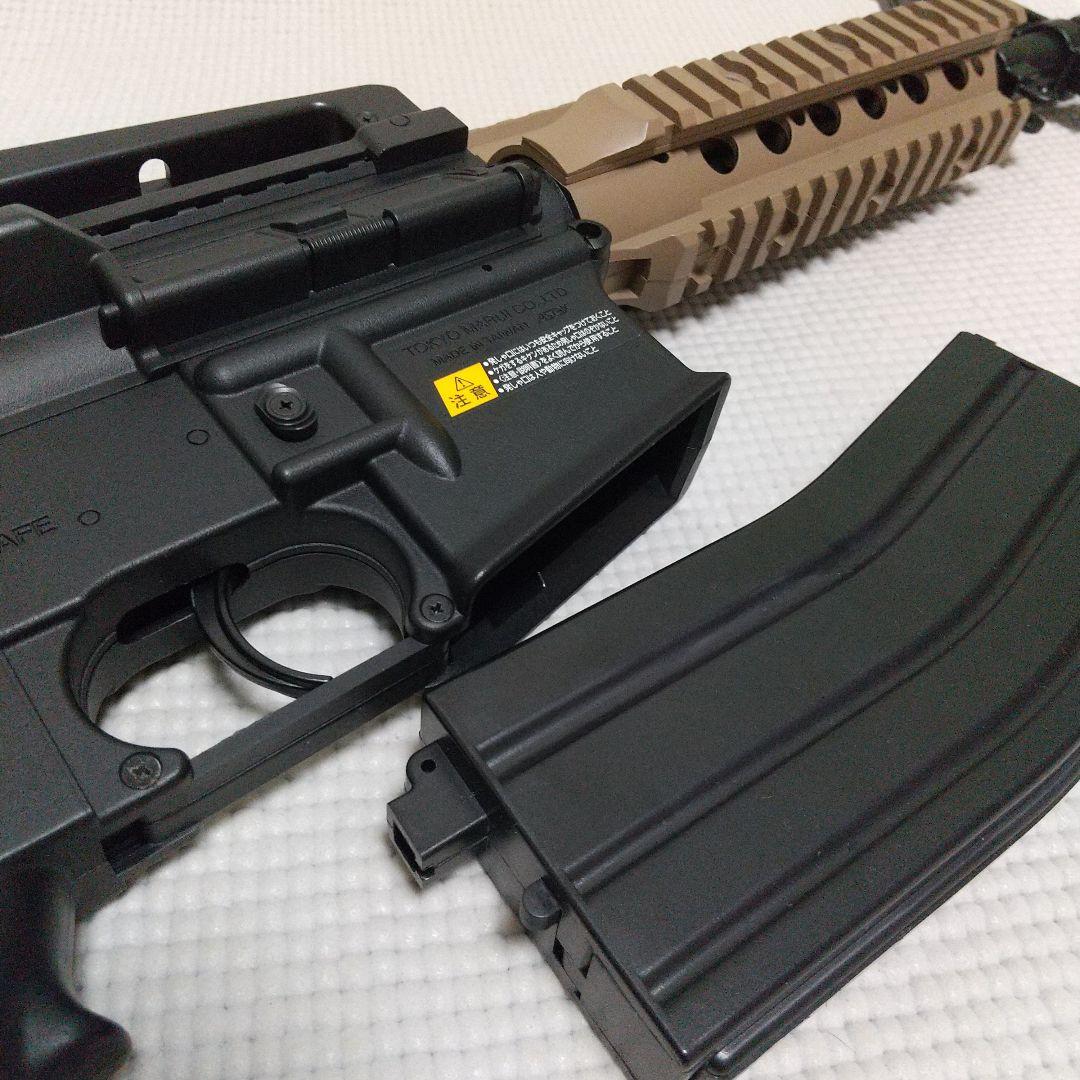 美品 マルイ電動ガン『M4CQBタンカラーモデル』ライトプロ 10禁 NCNR