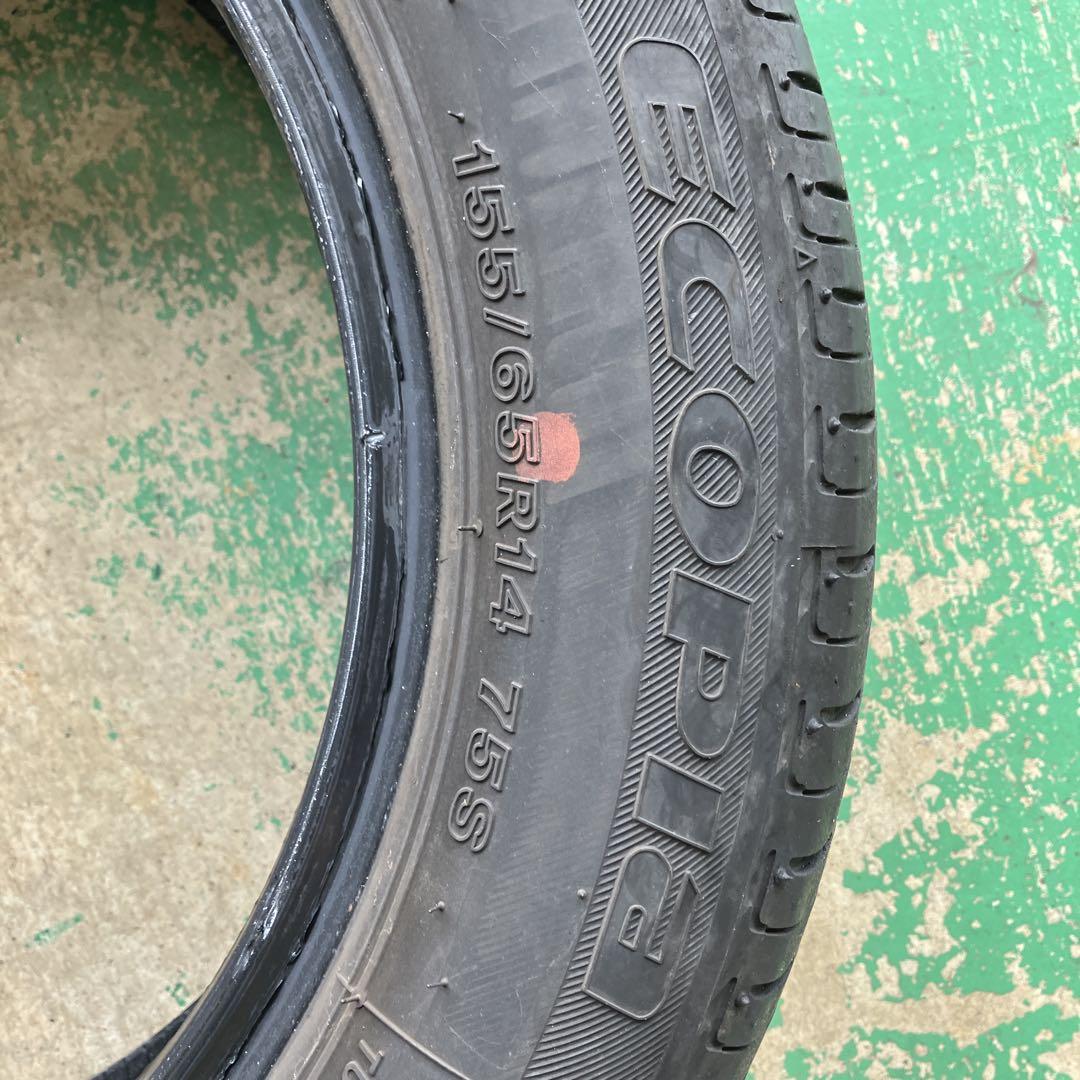 BRIDGESTONE 155/65R14 EP150 4本早い者勝ち