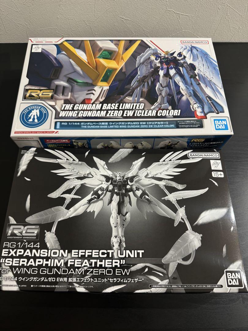RG 1/144 ウイングガンダムゼロEW クリアカラー & セラフィムフェザー