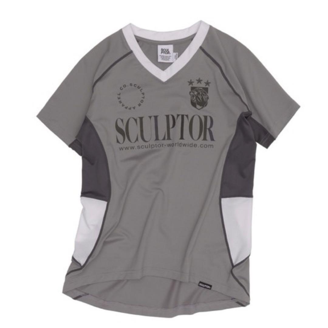 SCULPTOR Sports Jersey Tee グレー