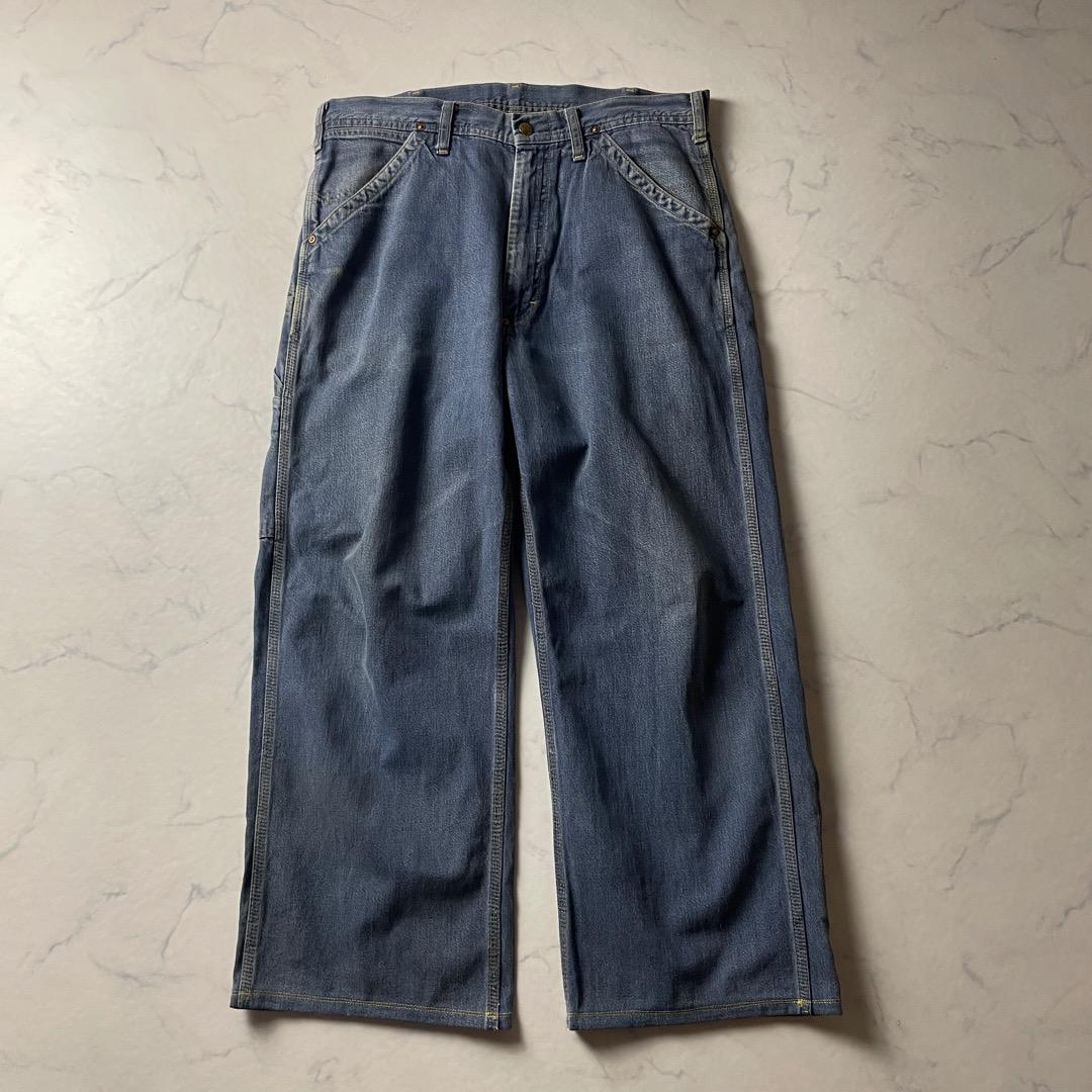 90s~ Lee vintage復刻 赤タグ ペインター ワイド デニムパンツ