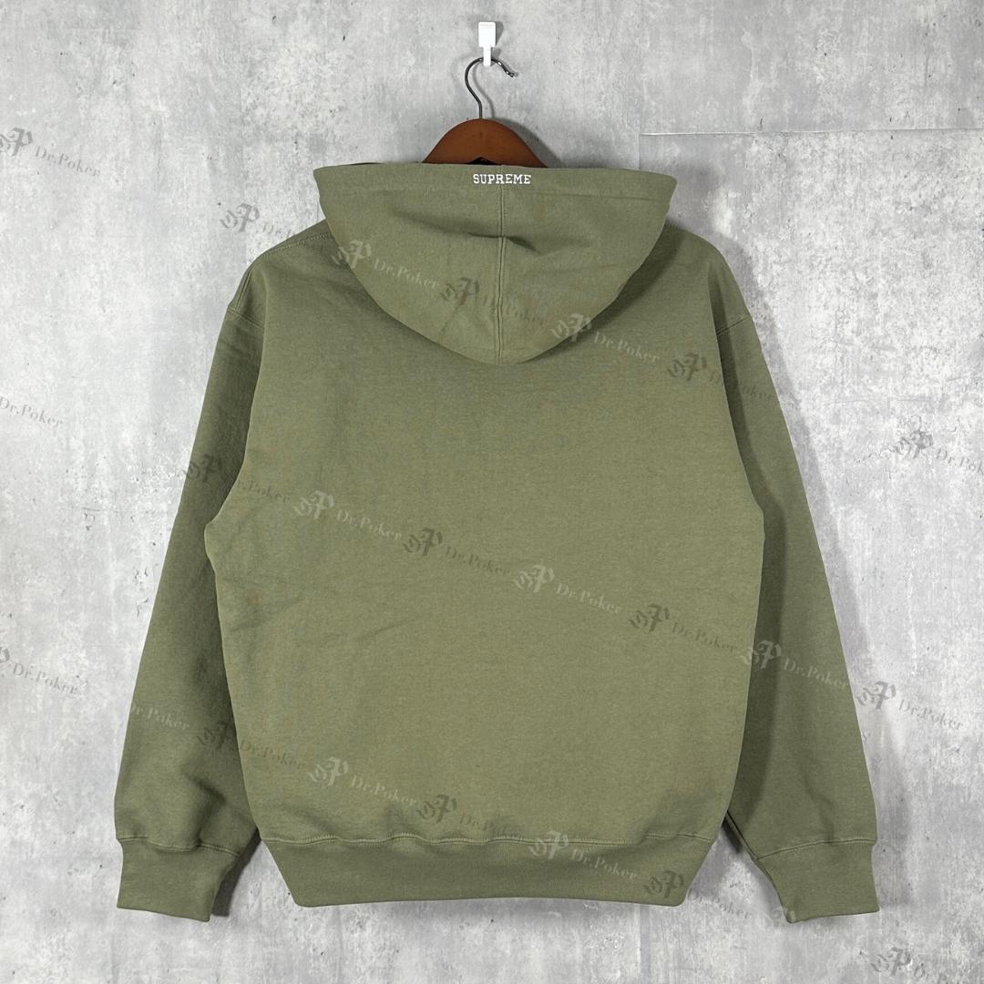 Supreme Kate Moss Hooded Sweatshirt Light Olive Men's - FW24