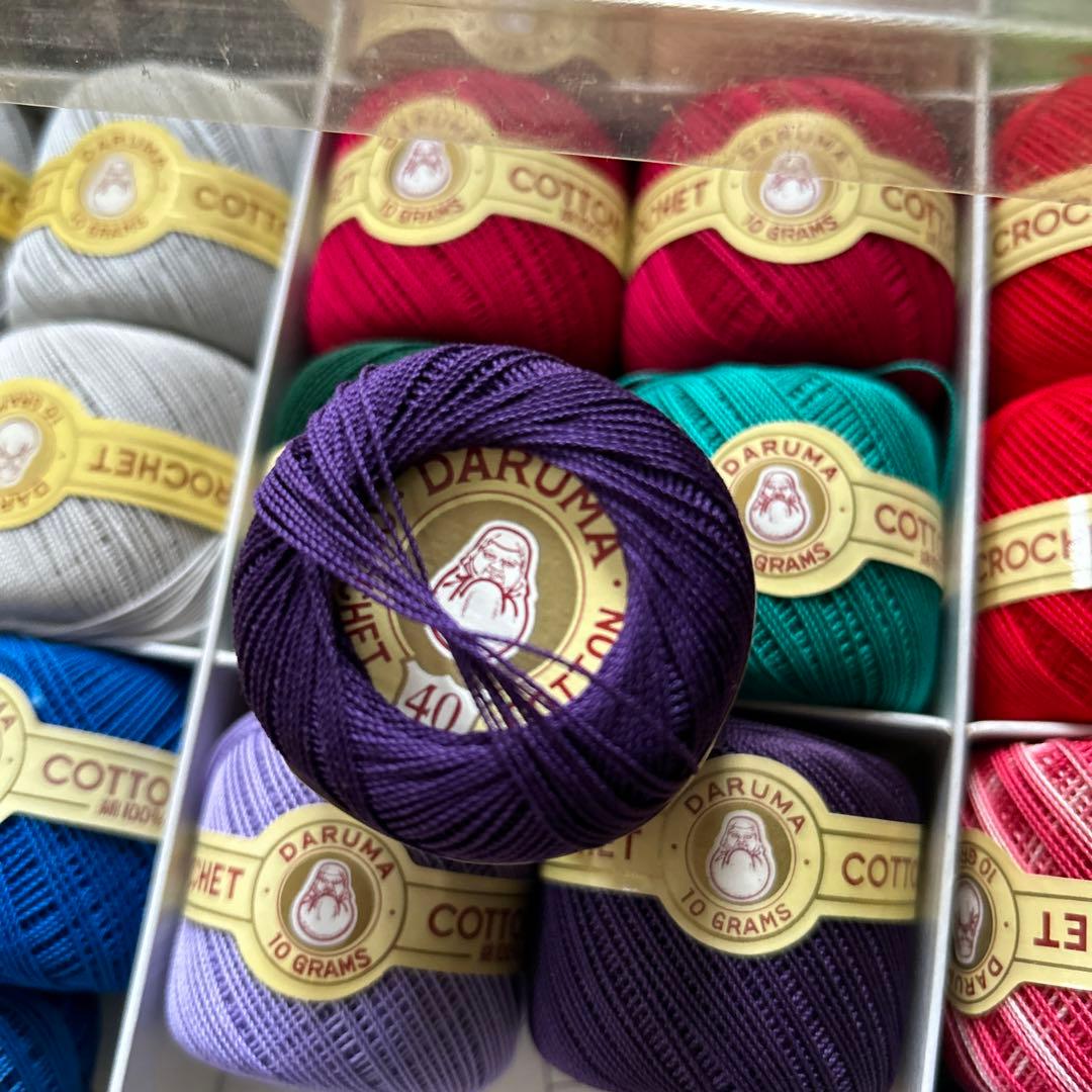 DARUMA ダルマ コットンレース糸 33個セット DARUMA ダルマ コットンレース糸 33個セット