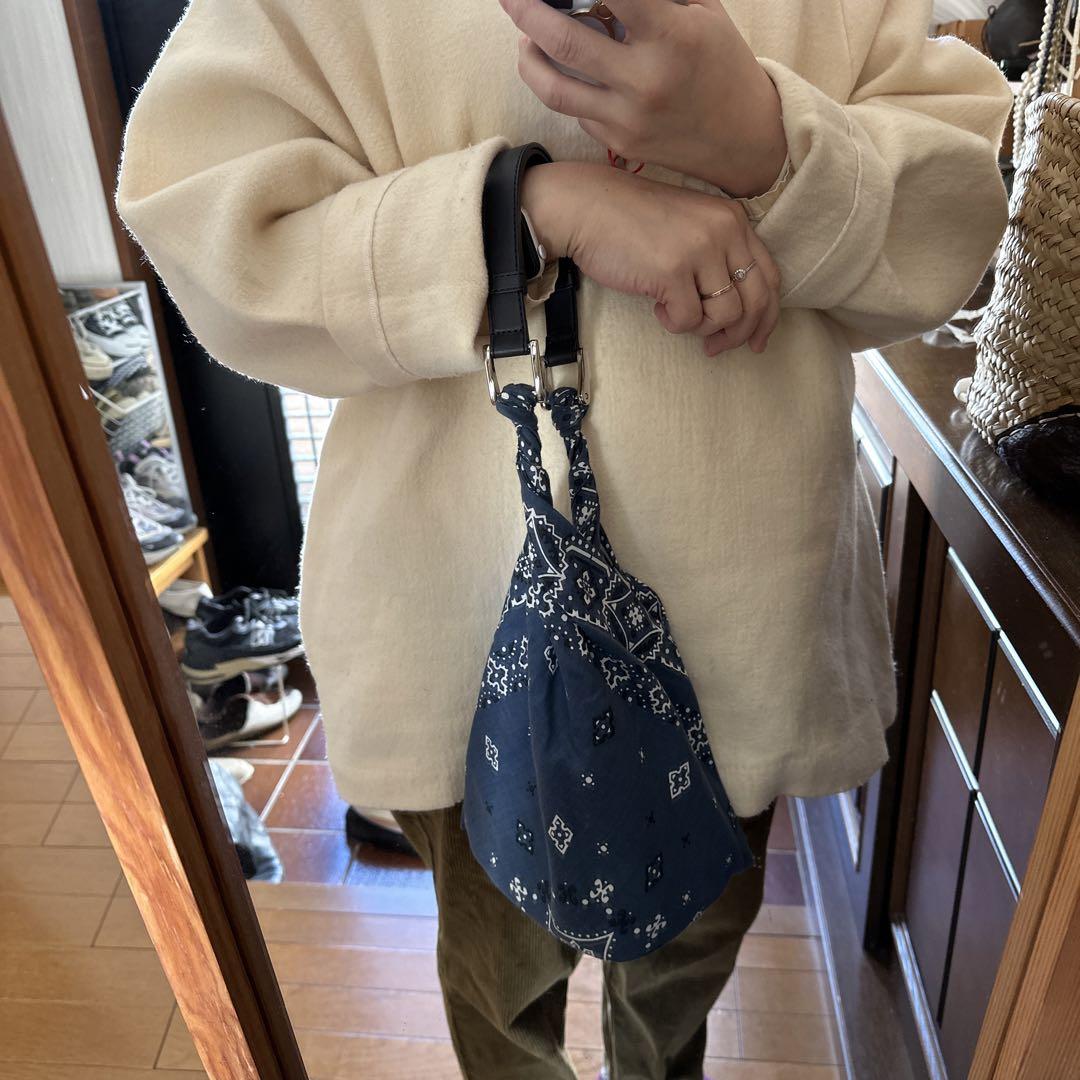 manipuri バンダナスカーフバッグ
