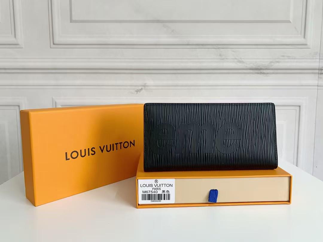 ?LOUIS VUITTON?ルイ?ヴィトン メンズ ノワール 二つ折り長財布