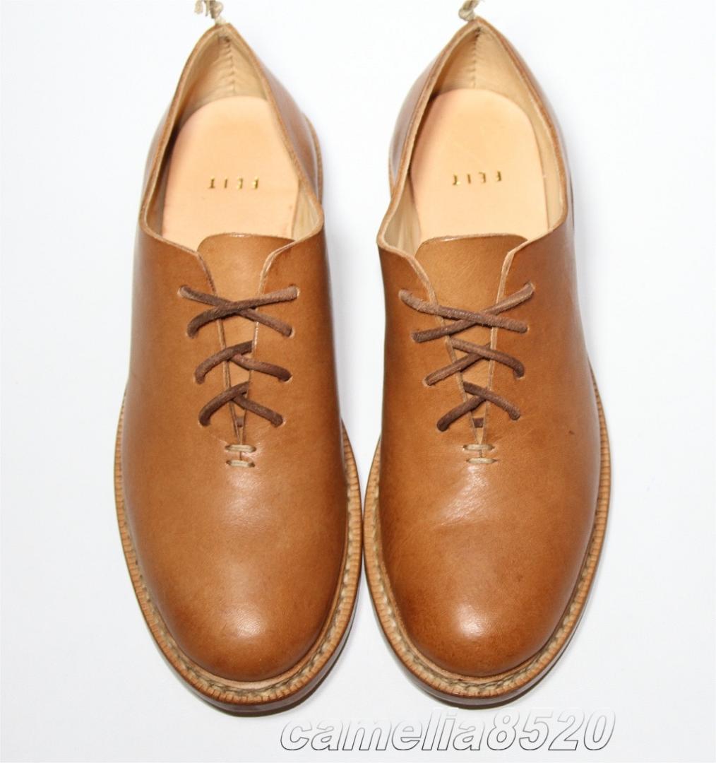 b*q様 FEIT Hand Sewn ホールカット タン 37 約23.5～2