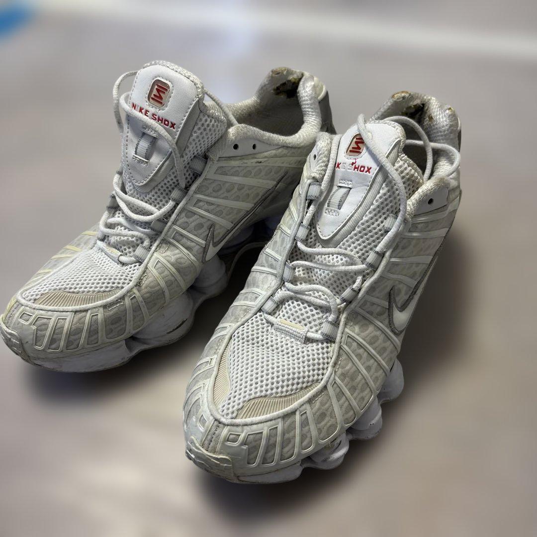 Nike ナイキ ショックス SHOXX 中古 ホワイト シルバー