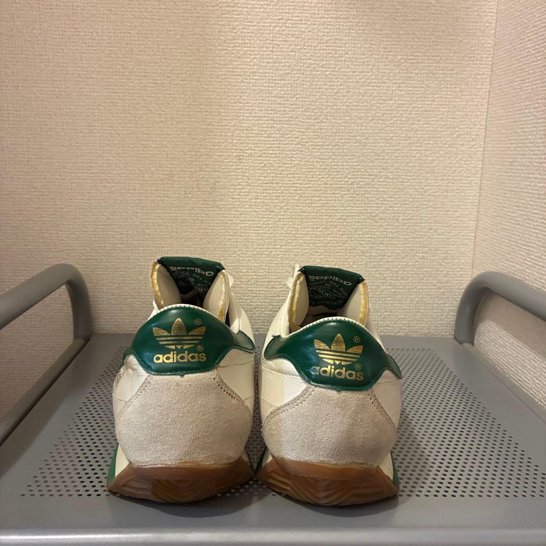 adidas カントリー 日本製 カンガルー 28.5 白 緑 SOMA