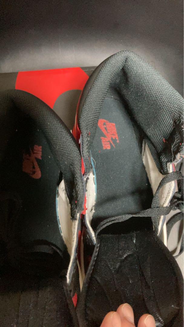 靴 Air Jordan 1 Retro High OG \"Bred Toe\"