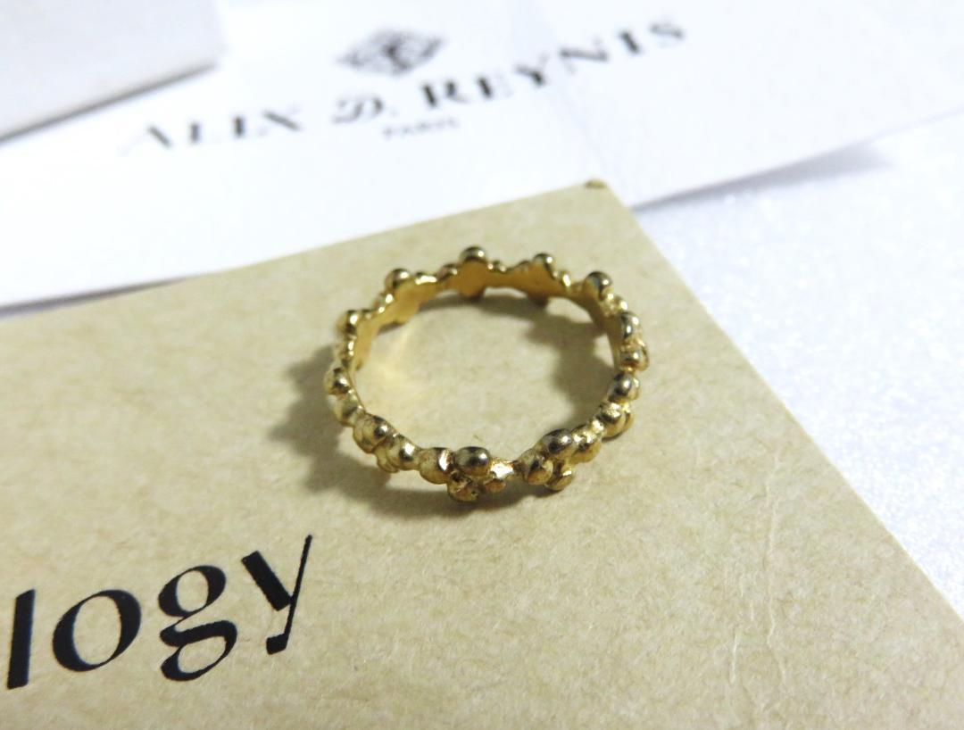 定価2.4万 ALIX D. REYNIS Lucky RING 9 ゴールド