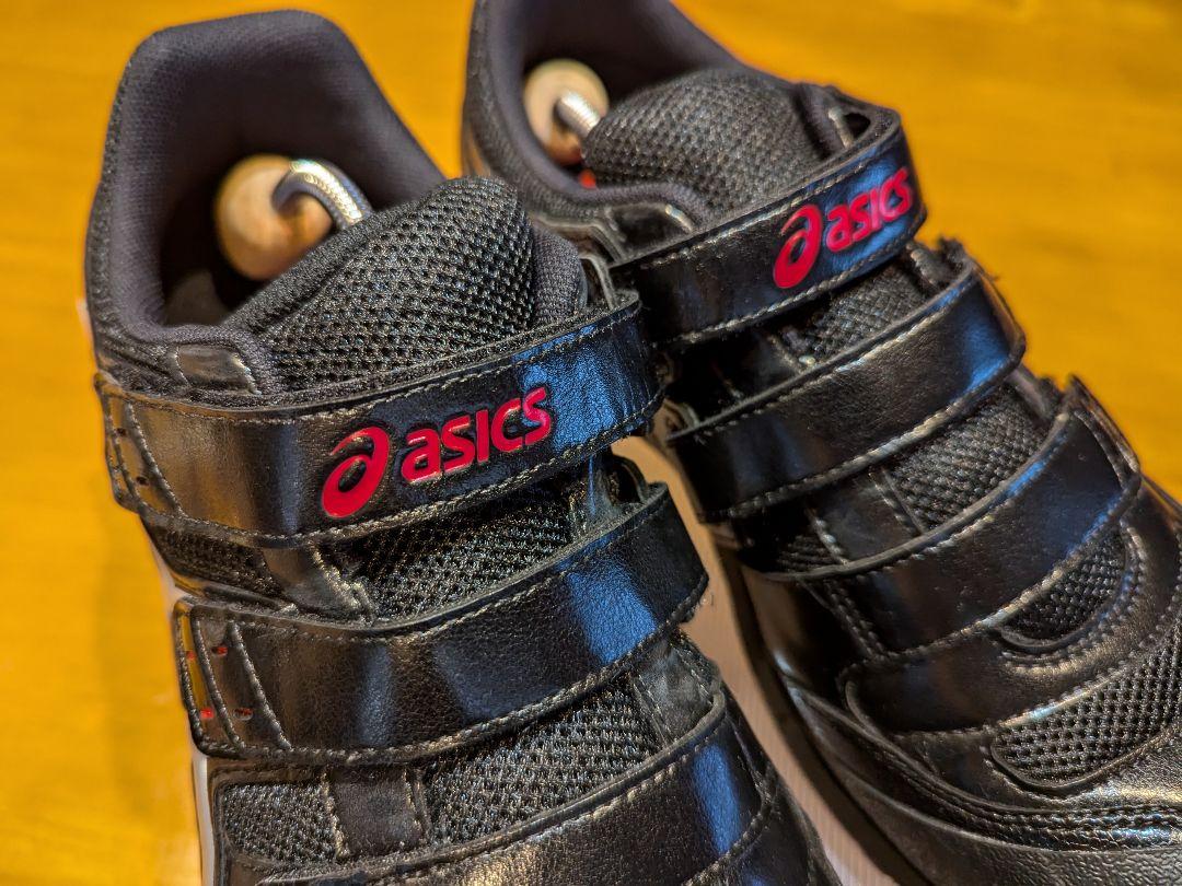 【美品】asics アシックス ウィンジョブ 安全靴 ＣＰ１０２ ＢＫ
