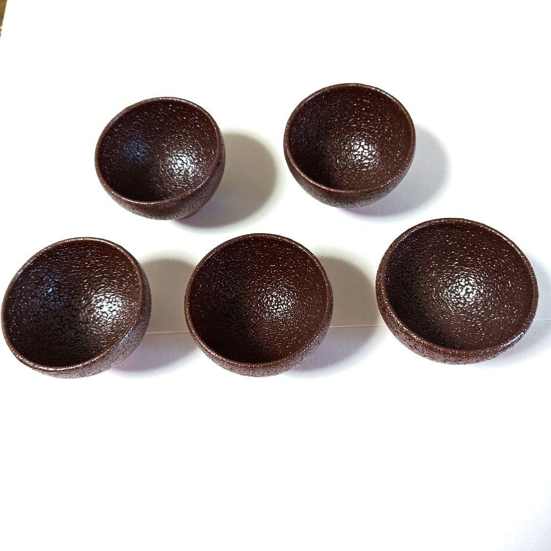 備前焼 ぐい呑み 湯呑み 5個セット 備前焼のぐい呑み5客セット - メルカリ