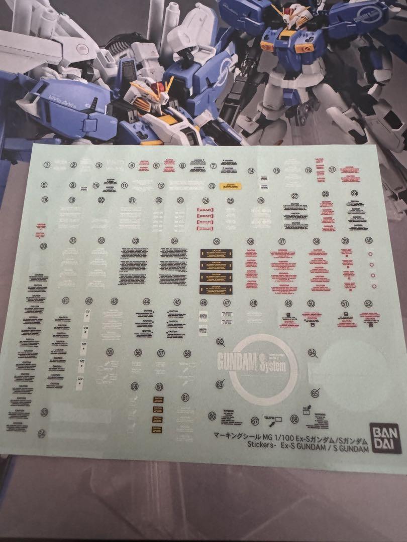 MG Ex-Sガンダム 組立済み