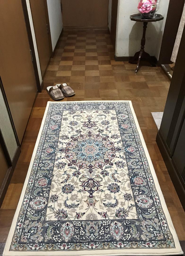 170万ノット！輝く、多色織絨毯！本場イラン産 70×120cm‐134001 170万ノット！輝く、多色織絨毯！本場イラン産 70×120cm‐134001