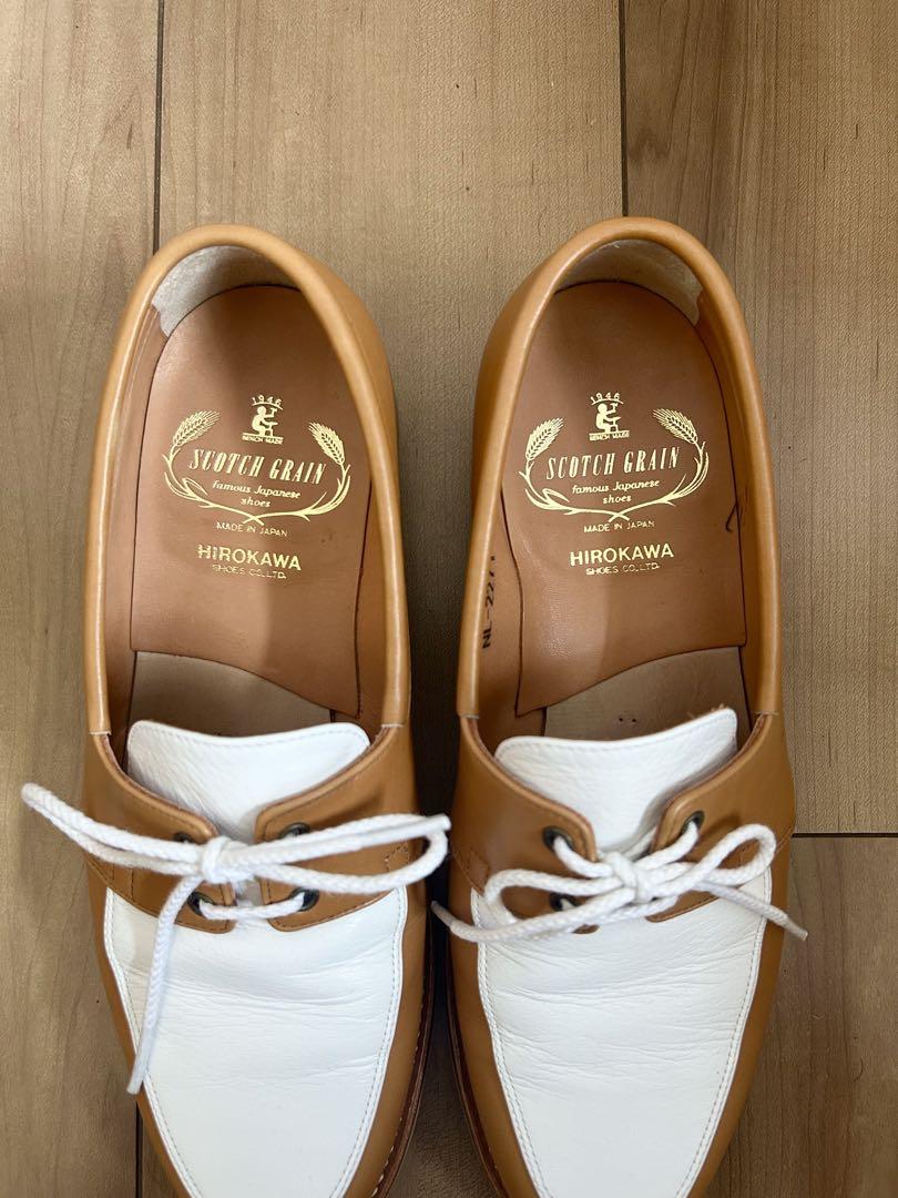【極美品】SCOTCHGRAIN スコッチグレイン デッキシューズ 24