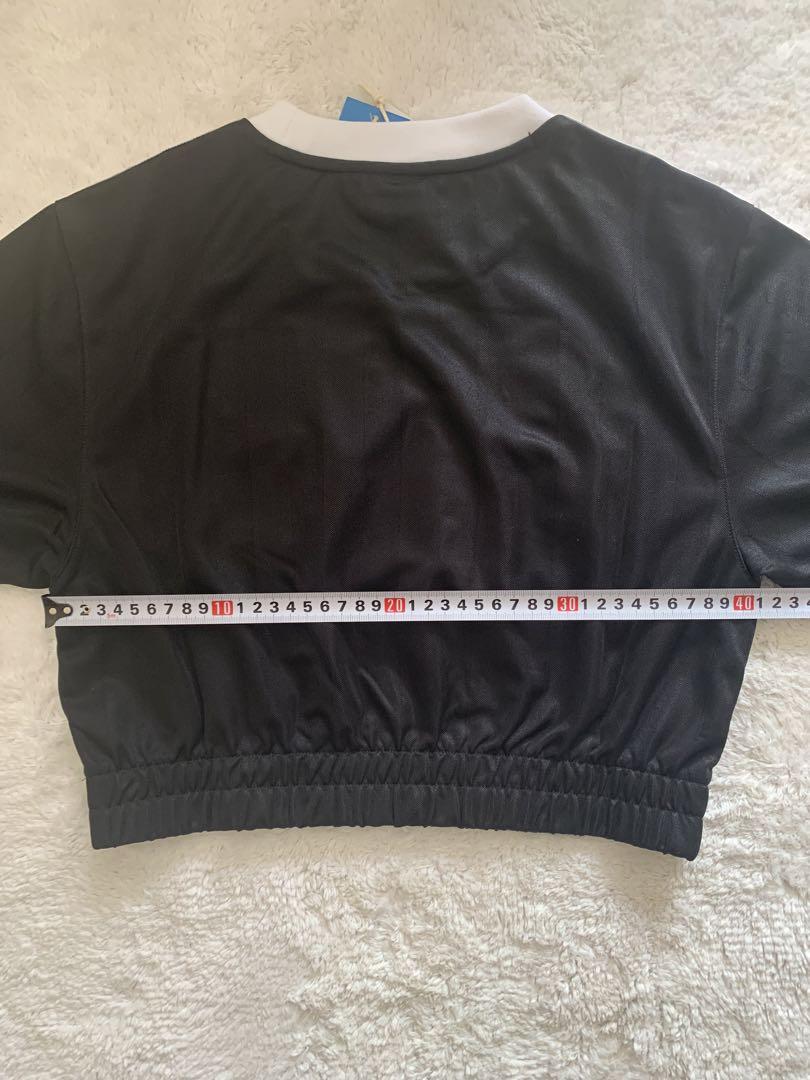 ✴︎新品✴︎adidas レディース 丈短 ロングスリーブ ジャージ ブラック  L