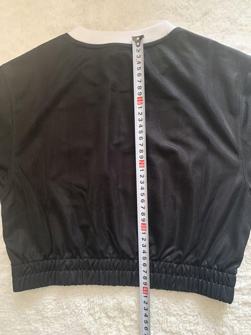 ✴︎新品✴︎adidas レディース 丈短 ロングスリーブ ジャージ ブラック  L