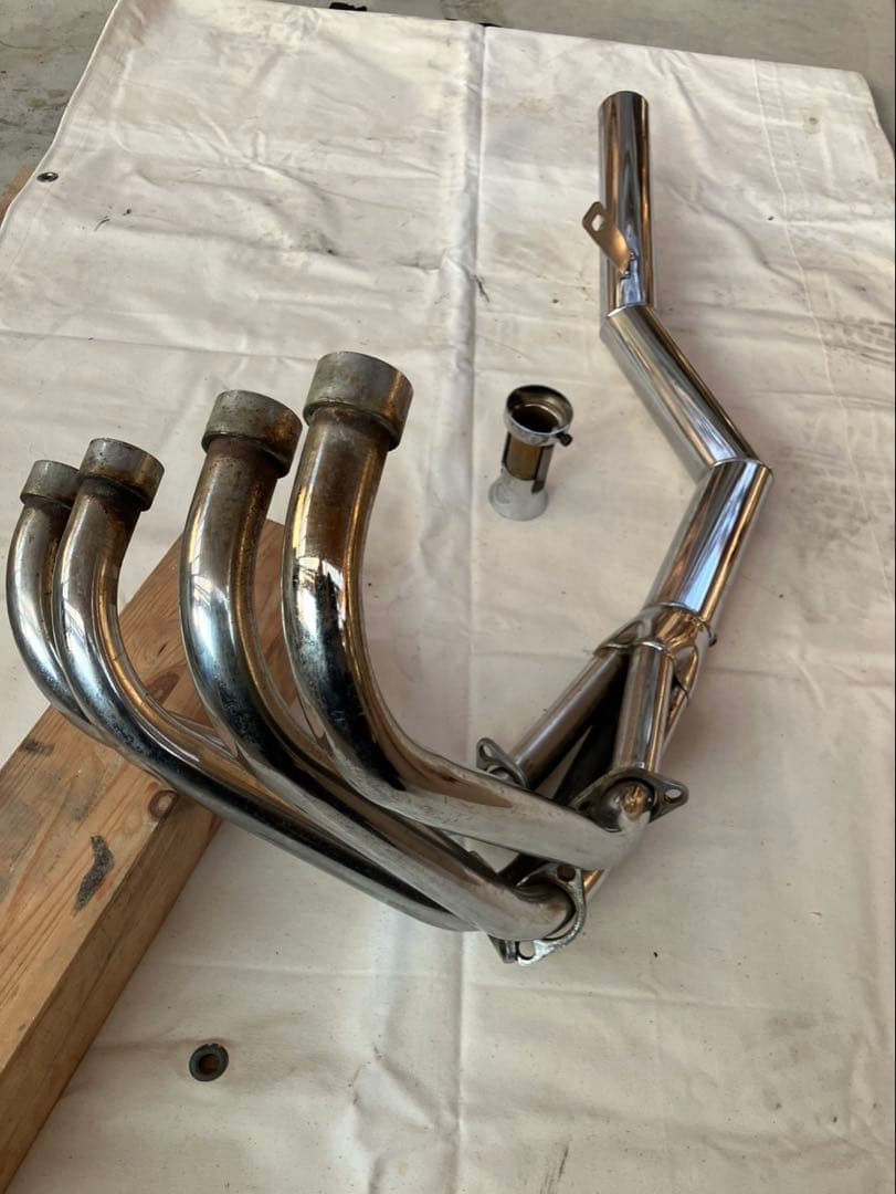 xj400 メッキ　ショート菅　マフラー