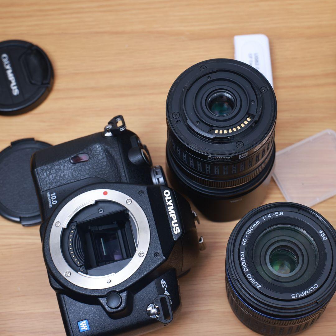 スマホ転送可 OLYMPUS e-410 一眼レフデジタルカメラ 標準望遠