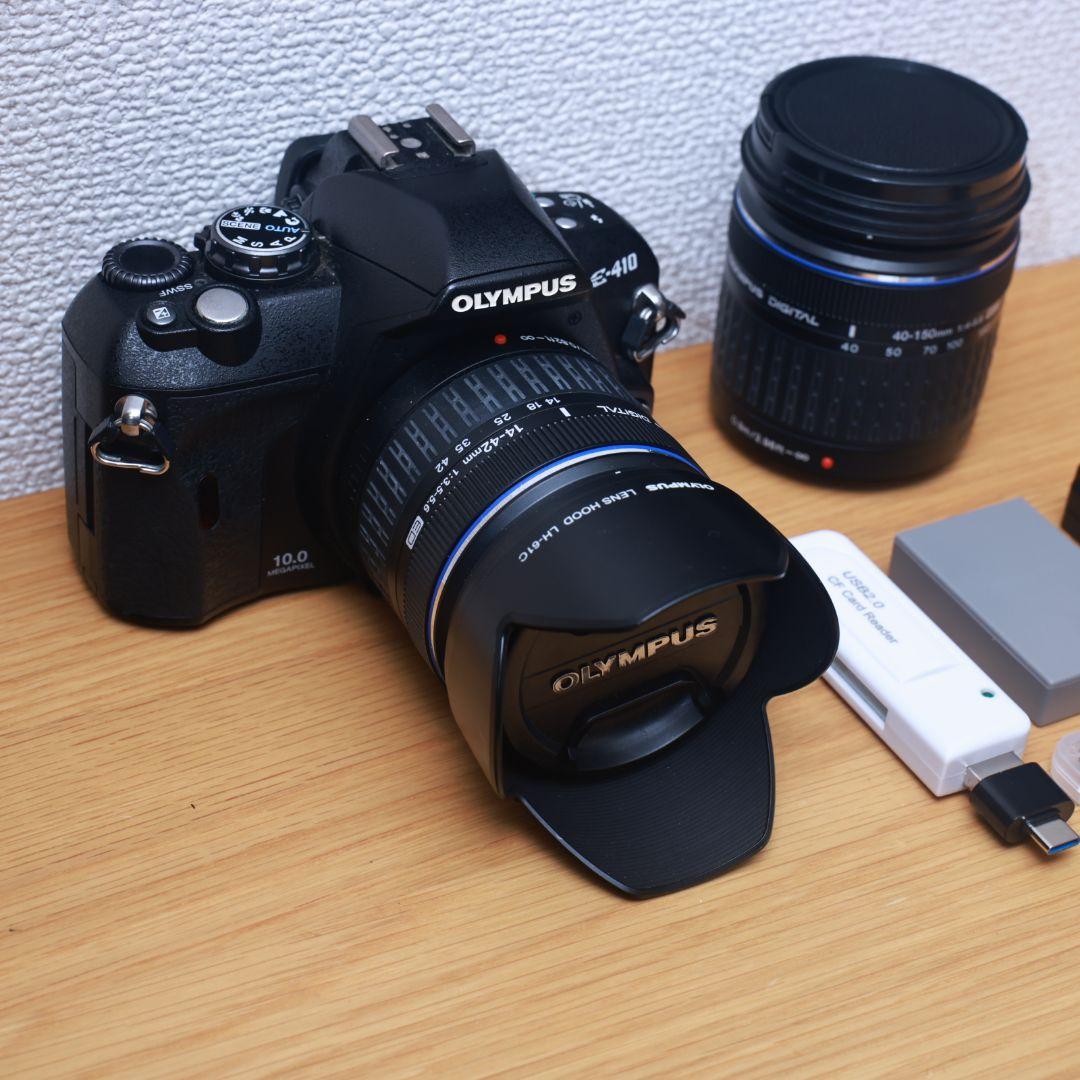 スマホ転送可 OLYMPUS e-410 一眼レフデジタルカメラ 標準望遠レンズ スマホ転送可 OLYMPUS e-410 一眼レフデジタルカメラ 標準望遠