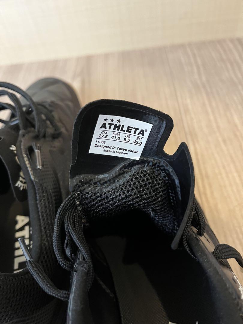 ATHLETA フットサルシューズ ブラック　27.5