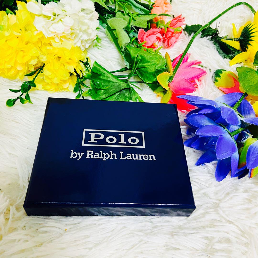 新品箱付き✨POLO RALPH LAUREN✨ポロベア✨ニードルポイント✨財布