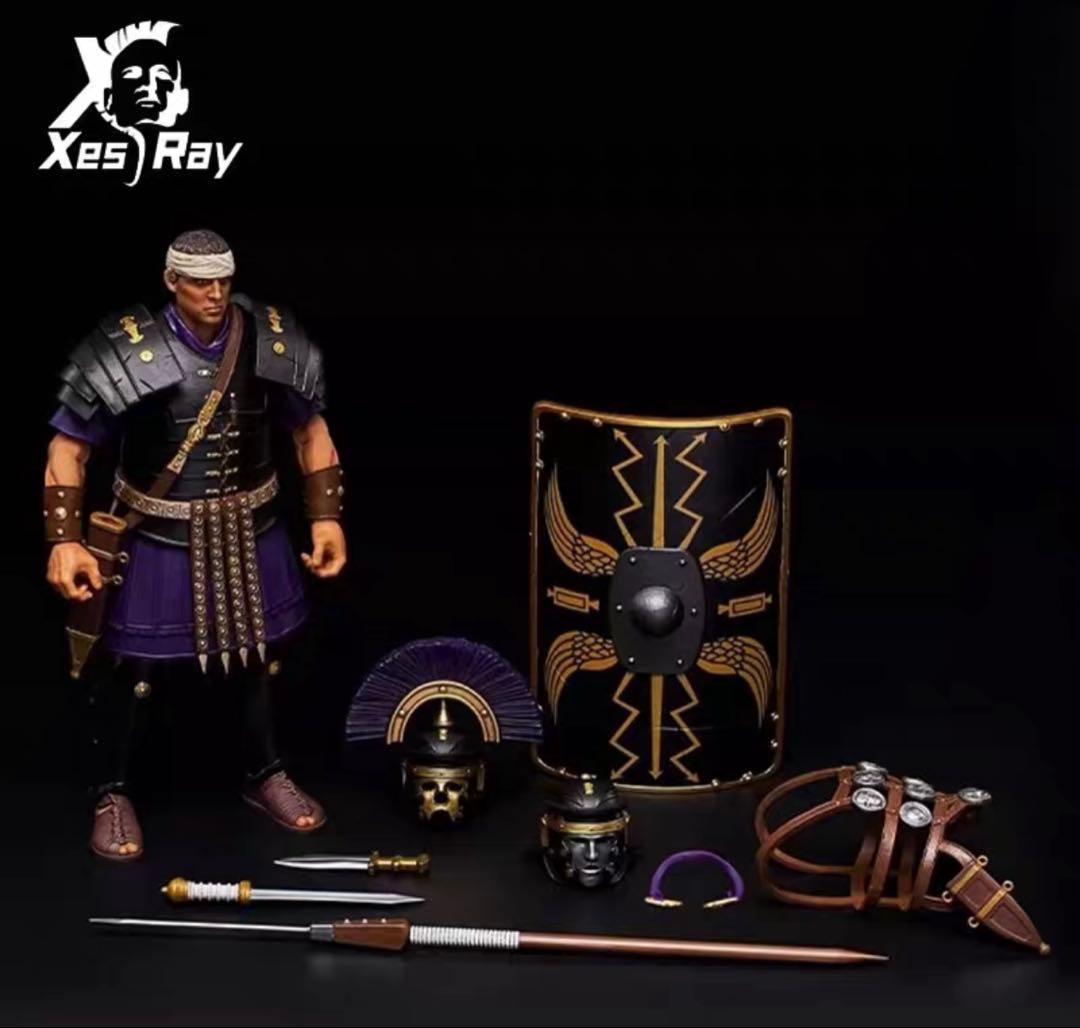 XesRay 7インチ 可動フィギュア ローマ禁衛軍 版 パープル