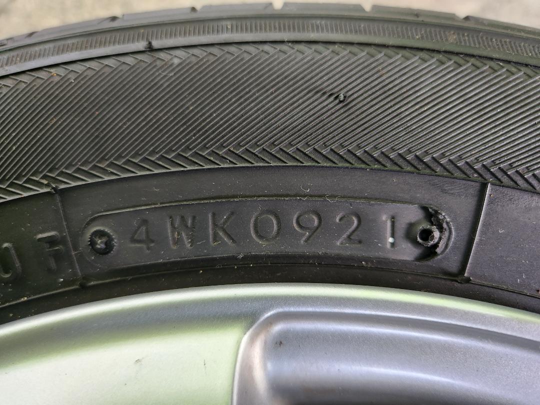 送料込☆PRDダンロップ 2021タイヤホイールセット 155/65R13☆4本