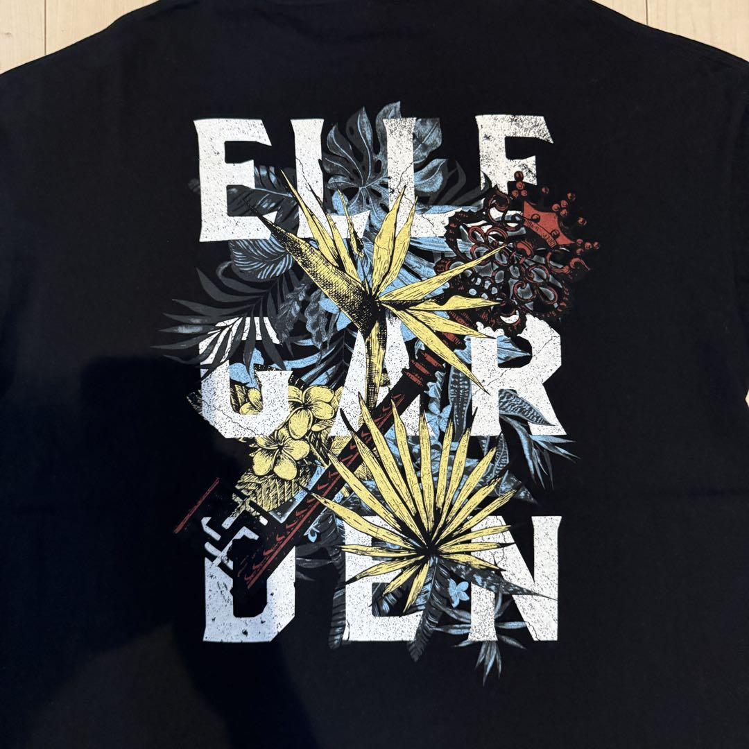 高価値セリー 美品】ELLEGARDEN Tシャツ ツアーモデル ブラック Lサイズ ミュージシャン