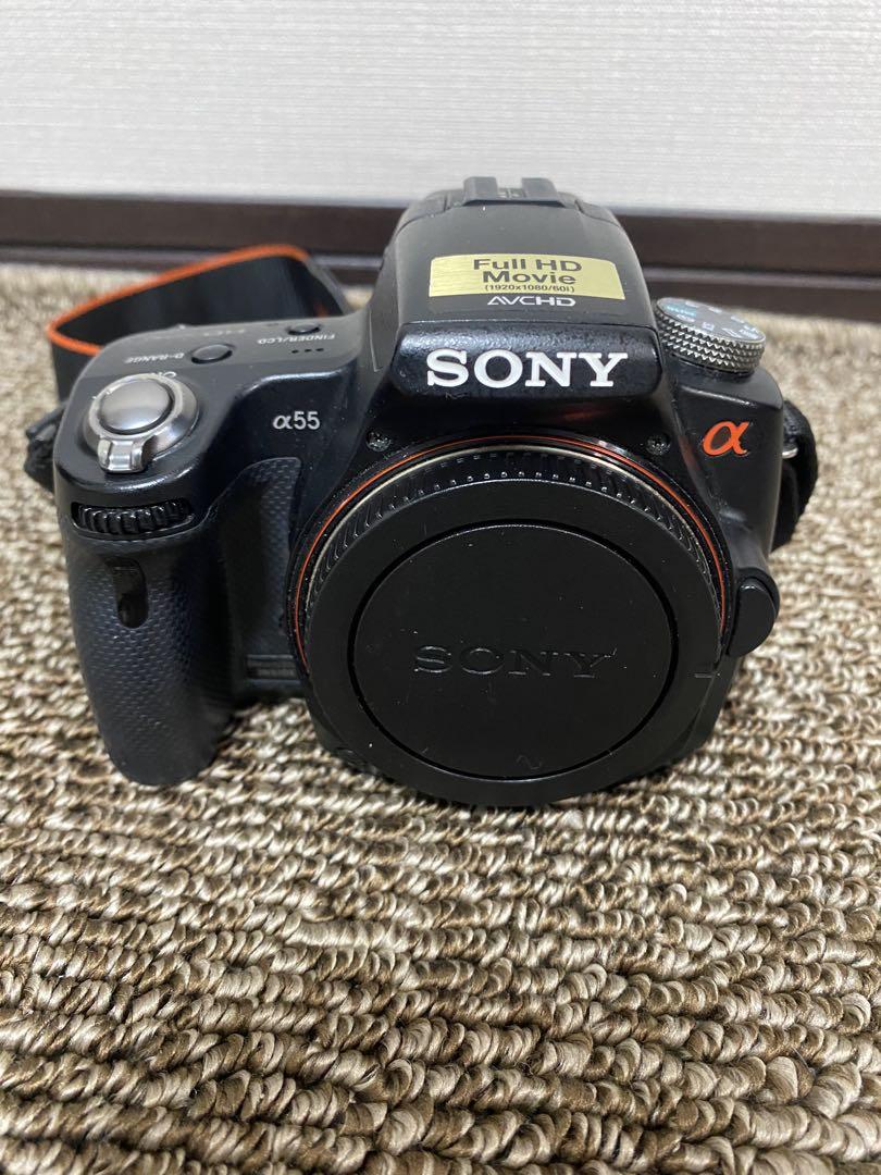 Sony α55 デジタル一眼レフカメラダブルズームレンズキットタムロン　バッグ