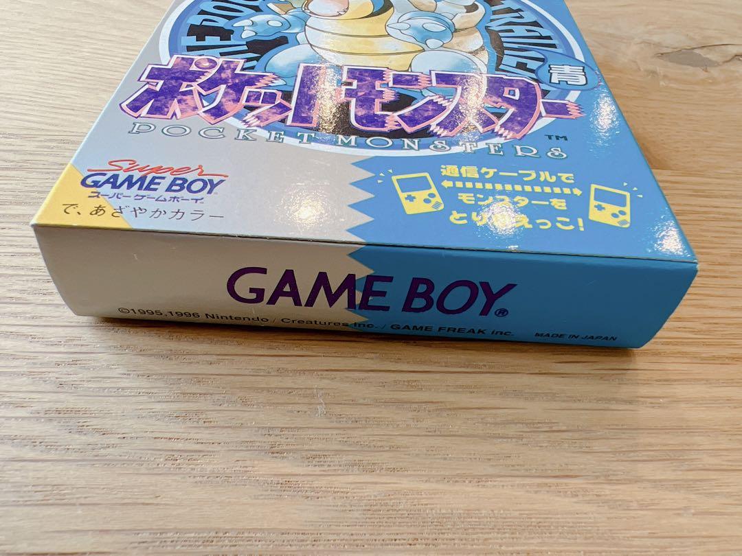 ポケットモンスター　ゲームボーイ　青　空箱　ポケモン　ブルー