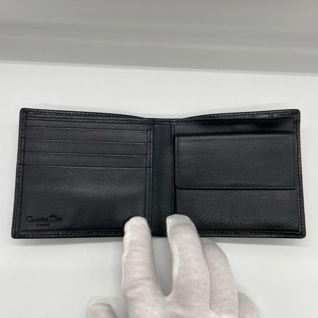 Mari様 DIOR クリスチャンディオール　折り財布　レザーw2