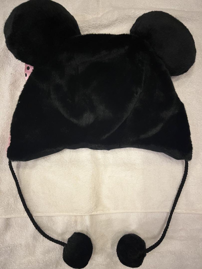 ディズニー　ミニー　ファンキャップ　黒